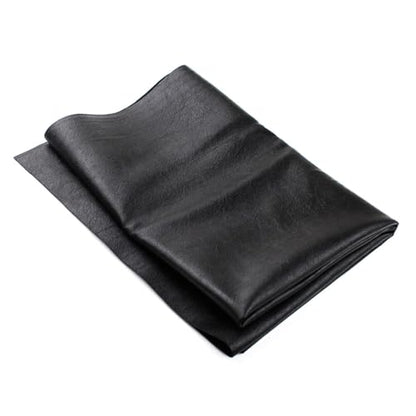 Motorcycle Seat Cover, 39" x 27" Cuttable Anti-scratch Protector, High Elasticity Fine Grain PVC Leather Cover, Universal Exterior Accessory for Most Ebikes Scooters Motorcycles (Black)