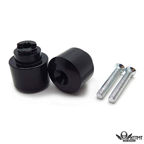 Bar Ends Black Compatible with 03-13 Hond CBR 600RR / 1987-2006 CBR 600 F1/F2/F3/F4/F4i - color: Black, size: Classic