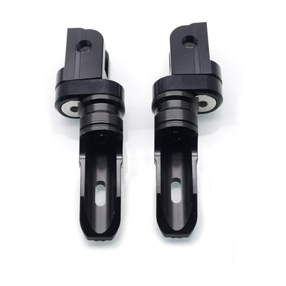 MZS Motorcycle Foot Pegs Front 360° Roating Rider Footpegs Rest Pedal Black CNC Compatible with F900R, F900XR, Rninet, R nine T Scrambler/Pure, S1000R, S1000RR - size: F900R, F900XR, Rninet, S1000R, S1000RR
