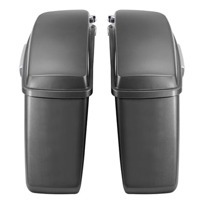 HR3 Charcoal Pearl Hard Saddlebags Compatible with 2015 Street Glide Special FLHXS (Replace for OEM) Fit for 2014-2023 Harley Touring Models - color: Charcoal Pearl