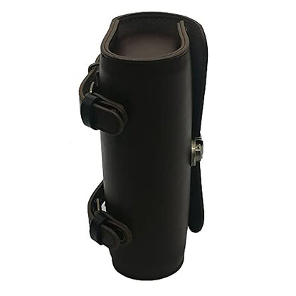 WUYAN Bike Handlebar Leather Bags Under Seat Retro Classical Mountain MTB Road Bike Leather Bag for Cell Phone， Saddle Tail Rear Pouch Seat Storage Cycling Case Carry Accessories - color: Dark coffee