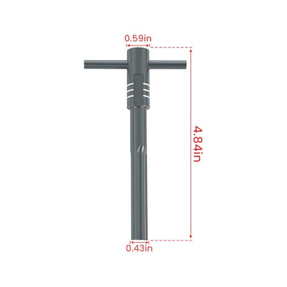 Worldmotop 943 Ignition Switch Housing Alignment Tool Ignition Alignment Switch Components Compatible with Harley Touring Models 2003-2013 Street Glide 2003-2013 (Titanium) - color: titanium