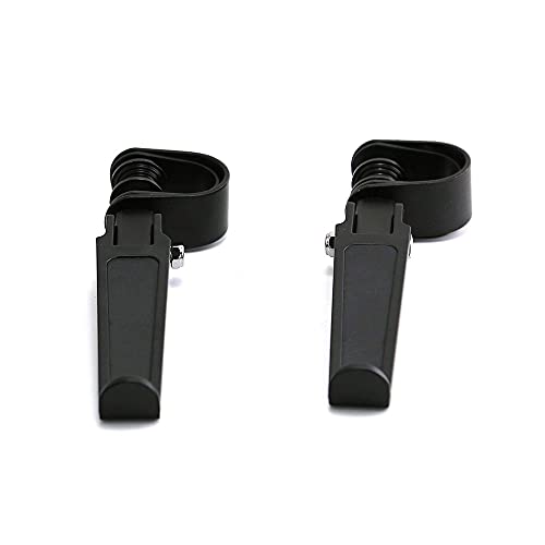 1”-1.25"(25mm-32mm) Universal Motorcycle Foldable Highway Antivibrate Engine Guard Crash Bars Foot Pegs for Harley Electra Glide Road King Street Glide (black) - color: black
