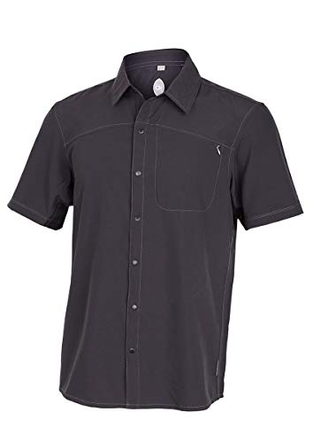 Club Ride Apparel Protocol Short Sleeve Cycling Jersey - Men's Snap Down Biking Top - color: Raven, size: Small