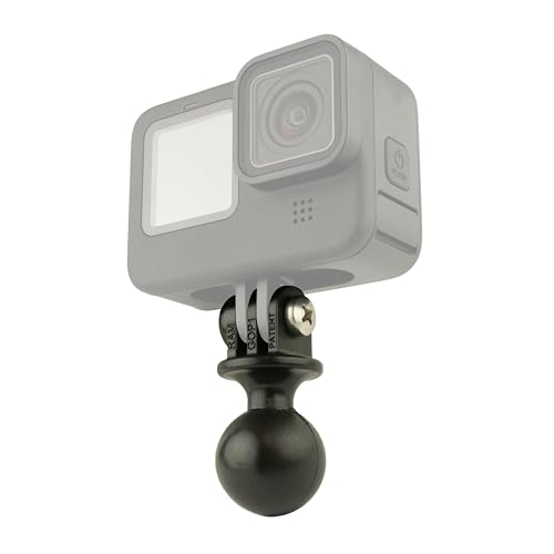 RAM Mounts Action Camera Ball Adapter – Compatible with GoPro-Style Mounts, B Size 1" Ball (RAP-B-202U-GOP1)