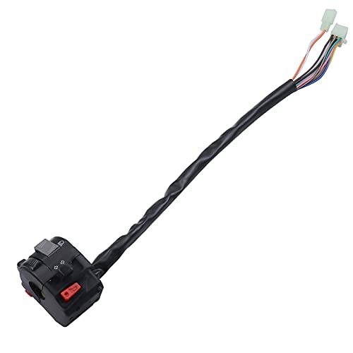 7/8" 22mm Motorcycle Switch Handle Switch Horn Button Turn Signal Electric Fog Lamp Light Start Handlebar Controller for Yamaha RXKNEW 125