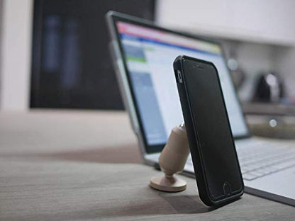 The Original Dual Magnetic Movable Phone Holder and Tablet Mount (Silver) - color: Silver