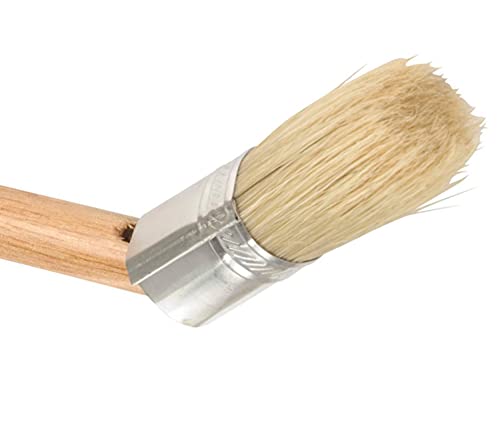 Steelman Euro Lube Angled Applicator Brush with Stiff Bristles for Paste-Style Tire Mounting Lubricants, Angled to Fit Between The Tire Bead and Rim (96517) - style: 1 Qty