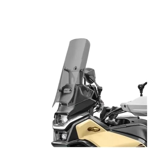 WindScreen Front Screen Wind Deflector Motorcycle Windshield Acrylic Windshield for CF&Moto 450 MT CF 450MT MT450 Front Windshield 450MT Heightened Windshield - color: 55 Gray