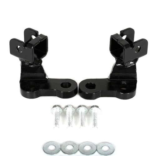 Footpeg Footrest Lowering Mounts Brackets Compatible With KLR650 2022 2023-1" 25mm Black - color: Black1