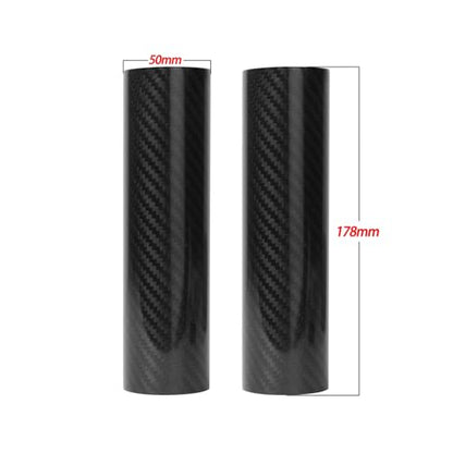 Fit for Most Motorcycle 160-260MM Carbon Fiber Adjustable Front Fork Shock Guard Protector for KTM HO&NDA YAM&AHA SUZ&UKI (Length:178MM) - size: Length:178MM