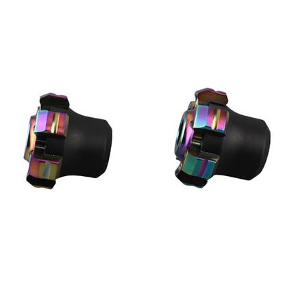 Motorcycle Wheel Front Fork Frame Slider Durable Aluminum Alloy Crash Protector Cup Universal for Motorcycle and Pair of 2