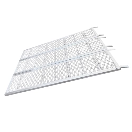 Heavy Duty ATV Ramp 77" x 54" Aluminum Folding Loading Ramp 1500 LB Capacity ATV UTV Motorcycle Ramp for Dirt Bike Tractor Lawn Mower Snow Blower Pickup Truck Cargo Trailer