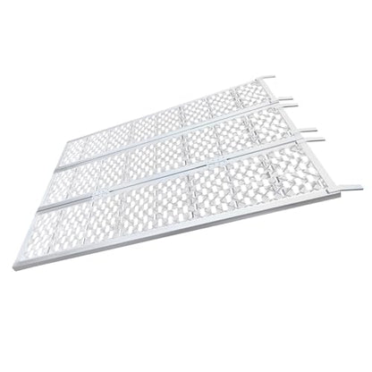 Heavy Duty ATV Ramp 77" x 54" Aluminum Folding Loading Ramp 1500 LB Capacity ATV UTV Motorcycle Ramp for Dirt Bike Tractor Lawn Mower Snow Blower Pickup Truck Cargo Trailer