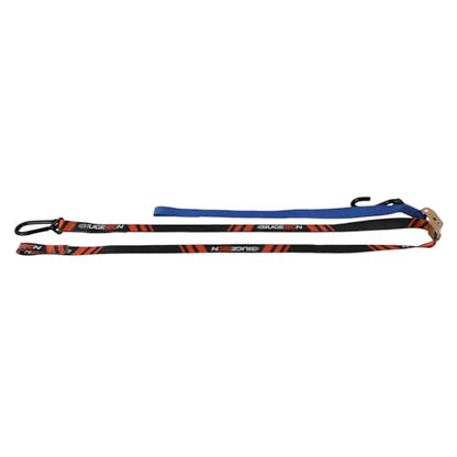 Motorcycle Tie Down Straps - 1200lb Break Strength, 2 Pack 7ft x 1in Down Strap Set with Heavy-Duty Buckles, Steel Carabiner, S-Hooks Buckle for securing Trailers, Dirt Bikes, enduros, Cargo-Blue - color: Blue