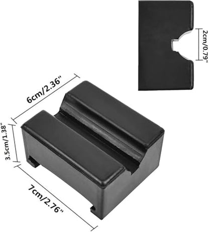 DEDC Floor Jack Pad,Universal Square Pinch Weld Protector Rubber Jack Pad, Jack Stand Adapter, Frame Rail Protector Car Lift Accessories (4 PCS) - size: 4 PCS
