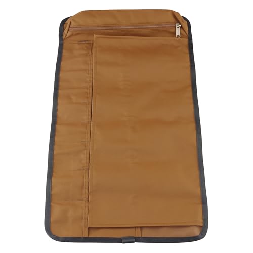Carhartt Utility Roll Organizer, Durable, Water-Resistant Tool Roll, Carhartt Brown, 16 Pocket - color: Carhartt Brown, size: 16 Pocket