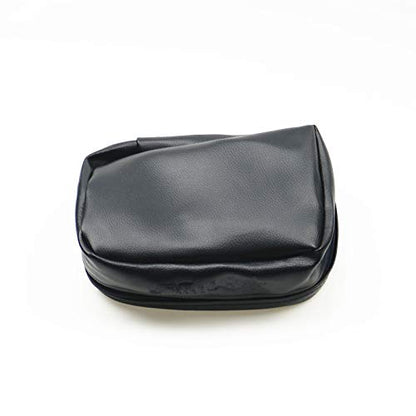 Universal Dirt Bike Off-road PU Leather Tool Bag Storage Tool For Motorcycle Honda Kawasaki Yamaha XR250 KLX250 DRZ 250 (Black) - color: Black