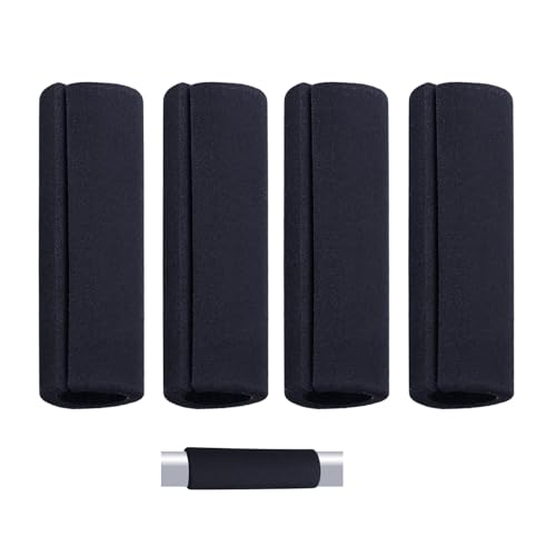 2 Pcs Foam Handle Cover NBR Rubber Grip, Comfortable Foams Tubing Handle Grips for Bicycle Motorbike Handlebar Luggage Handles Replacement - size: 4pcs