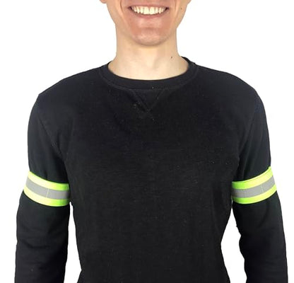 Reflective Sash for Walking at Night Adjustable Safety Sash for Men Women Kids Reflective Belt Sash for Running Walking Biking - color: 1 Sash + 2 Bands