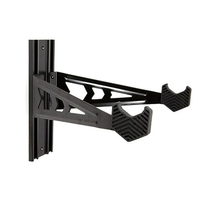 Feedback Sports | Velo Wall Rack Bike Storage | Bicycle Hanger Mount W/Adjustable Arms | Road, Gravel, Mountain Bike Compatible | For Garage, Apartment, Shed | Black - style: Velo Wall Rack