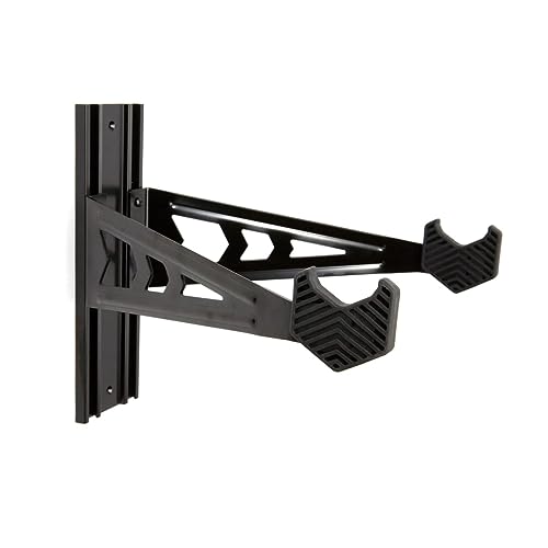Feedback Sports | Velo Wall Rack Bike Storage | Bicycle Hanger Mount W/Adjustable Arms | Road, Gravel, Mountain Bike Compatible | For Garage, Apartment, Shed | Black - style: Velo Wall Rack