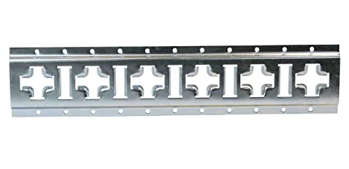 Mytee Products 2 Pack 7" Motorcycle Wheel Chock and 4 Pack 2' X Track Tie Down Rail, ETrack Rail with Horizontal & Vertical Slots.
