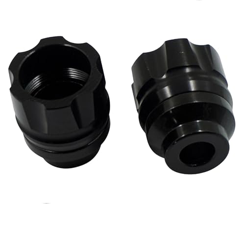 Slider Cup Crash Protector Roller Aluminium Alloy Anti Crash Protector Accessories Quick Installation Accessories - color: Black