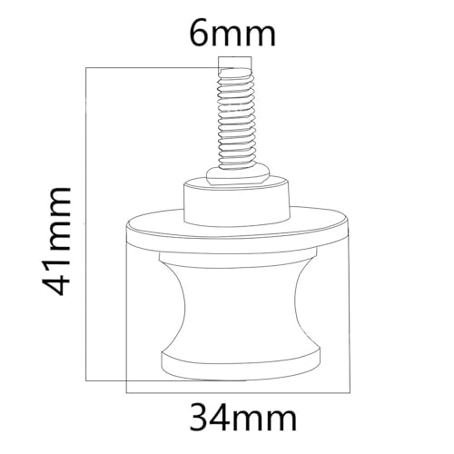 Rear Stand Frame Sliders for Yamaha MT03 MT10 MT-09 2014-2025 Motorcycle Accessories Swingarm Spools Sliders Stand Screws 6MM Swing Arm Bolts(MT03 Gold) - color: MT03 Gold