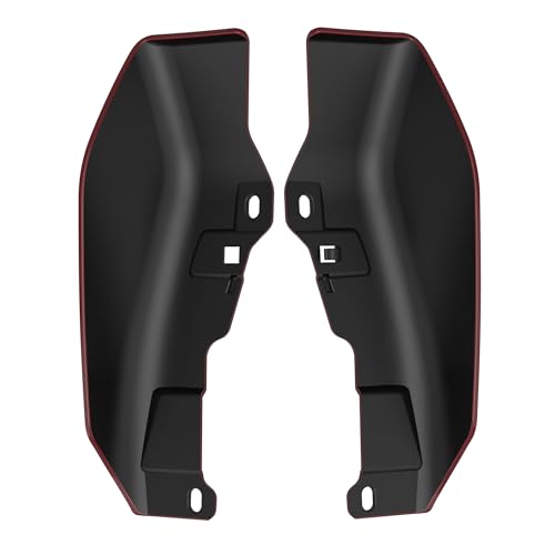 Mid Frame Air Deflectors Heat Shield Fit for Harley Touring 2009-2026 Billiard Red - color: Billiard Red