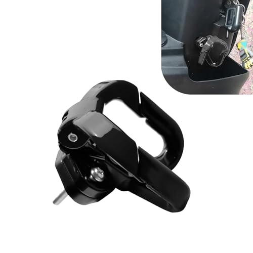 1 PC Motorcycle Hook, Strong Load-Bearing Double Claw Closed Hook Holder for Helmet Luggage Bag, Front Hanging Pothook Accessories, Universal for Moped Scooters Bicycles (Black) - color: Black