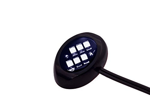 Oznium LED Modules (Round Black, Cool White LED) - color: Cool White LED, size: Round Black