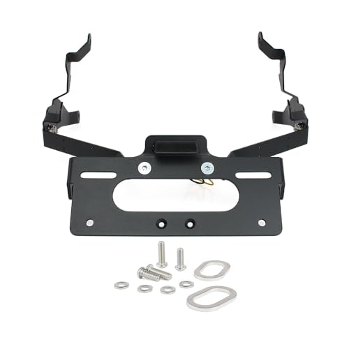 Fender Eliminator Bracket Tail Tidy Fit for CBR600RR 2013-2026 | Aluminum, Black Powder Coated, License Plate Bracket with LED Light, Tail Tidy Fit for OEM & Aftermarket Turn Signal