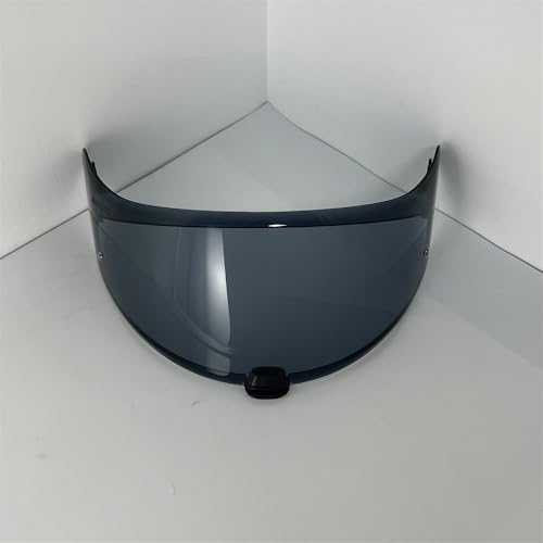 HJ20M Helmet Visor Replacement, Tinted UV protection Motorcycle Helmet Face Shield Windshield Lens For HJC C70 FG-17 FG-ST IS-17 (Light Black) - color: Light Black
