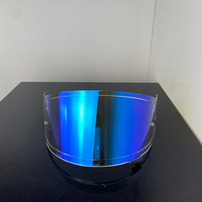 CPB-1V Helmet Shield for GLAMSTER,Replacement Motorcycle Helmet Visor Compatible with GLAMSTER (Revo Clear Blue) - color: Revo Clear Blue