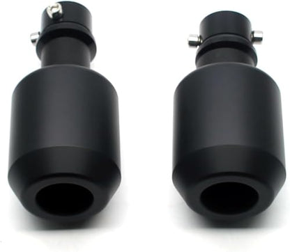MZS Motorcycle Frame Sliders, Falling Anti Crash Protector Guards No Cut Kits CNC Black Compatible with ZX4R ZX4RR 2023-2025 / ZX25R 2021-2022
