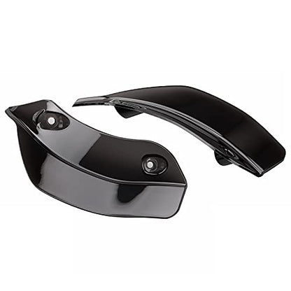 Side Fairing Wind Windshield Air Deflector for Harley Road Glide FLTRX FLTRU FLTRXS 2015-2023 Black - color: Black