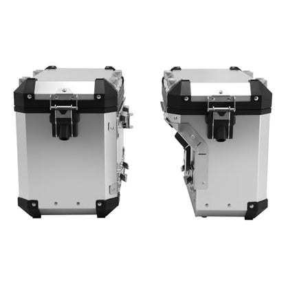 XMT-MOTO 48L Saddlebags Panniers Side Case Luggage Bag Fit For BMW R1200GS R1250GS Sliver