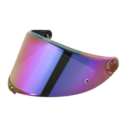 K6 Helmet Shield Visor Replacement Face Shield Compatible with K6 K6S Motorcycle Helmet Accessories (Rainbow) - color: Rainbow