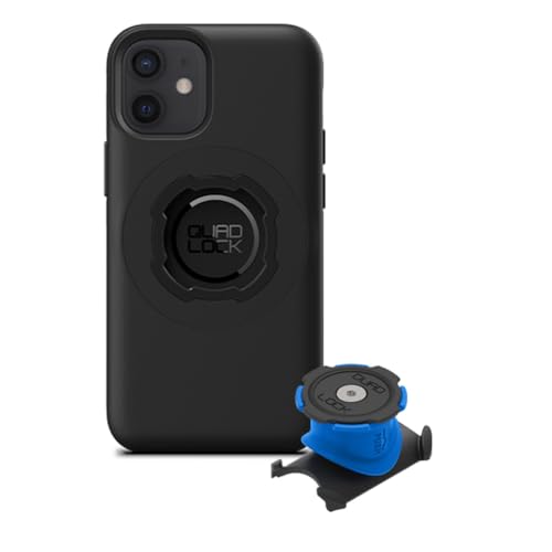 Quad Lock Stem/Handlebar Bike Phone Holder Kit with MAG Phone Case for iPhone 12 Mini - size: iPhone 12 Mini