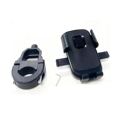 Motorcycle Phone Mount - [Dual Shock Absorbers] [Metal Adjustable Arm] | Bicycle Handlebar Phone Holder, Fits iPhone 16/15/14/13 Pro Max, 4.7-6.7 Inch Phones