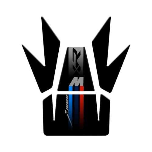 Motorcycle Tank Sticker For B&M&W S1000XR M1000XR Motorsport Motorcycle Tank Pad Protector Protection 3D Sticker Gas Tank Pad Protection Decals - color: M1000XR black