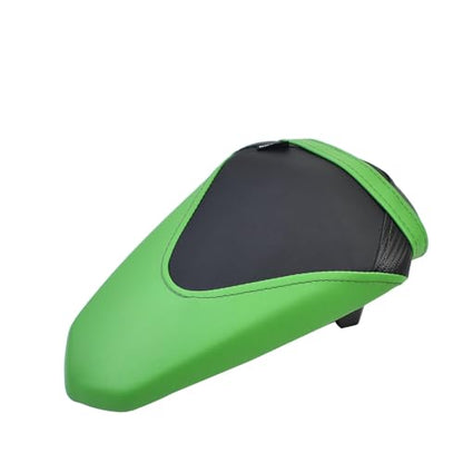Motorcycle Rear Pillion Seat for Ninja400 Z400 2018-2024 (Rear Seat-Green) | Soft PU Leather Rear Pillion Seat Pad Set Rear Pillion Seat - color: Rear Seat-Green