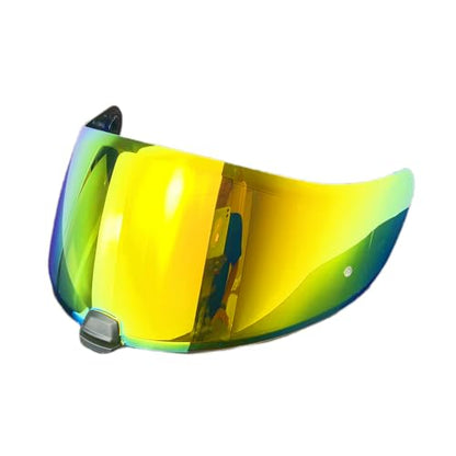 HJ20M Helmet Visor Replacement, Motorcycle Helmet Face Shield Windshield Lens For HJC C70 FG-17 FG-ST IS-17 (Revo Deep Gold) - color: Revo Deep Gold