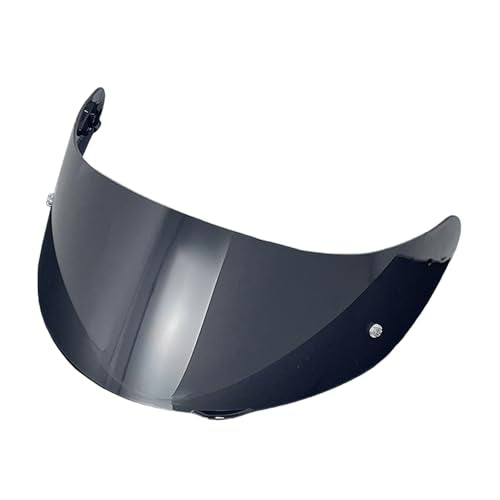 902 Helmet Visor Replacement,Motorcycle Helmet Face Shield for ILM 902,902L,902BT (Deep Black-Day Use Only) - color: Deep Black-day Use Only