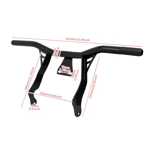 Motorcycle Crash Bar Engine Guard Highway Crash Bar Fit for Harley Touring Street Glide Road Glide Road King Electra Glide Ultra (2009-2013 Touring) - size: A- Engine Guard For 09-13 Touring