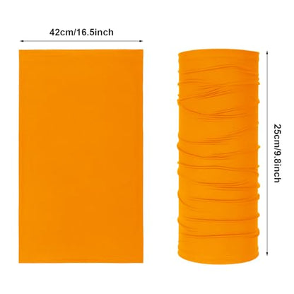 Geyoga 6 Pieces Summer UV Protection Cooling Neck Gaiter Face Clothing Neck Gaiter Mask Scarf Sunscreen Breathable Bandana - color: Bright Colors