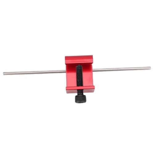 Chain Alignment Tool 08-0048 Aluminium Alloy Motor 08-0048 Chain Alignment Tool Universal Aluminium Alloy Motorcycle and ATV Adjusting for Aluminiu (Red) - color: Red