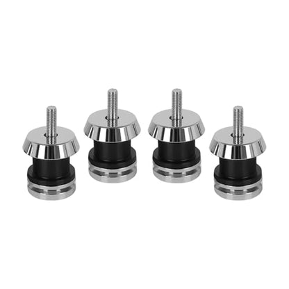 4 Pcs Motorcycle Saddlebags Backrest Sissy Bar Mounting Spools Replacement for Indian Scout 2015-2024 Scout Sixty 2016-2024 Scout ABS 2019-2020 Scout Sixty ABS 2019-2020 Driver Rider Backrest Spools - color: mounting spools