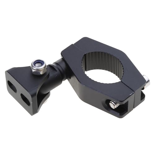 Mounting Bracket Kit LED Motorcycle Light Horizontal Tube Clamp Roof Roll Cage Holder Headlight Bracket Motorcycle Headlight Holder - color: Black